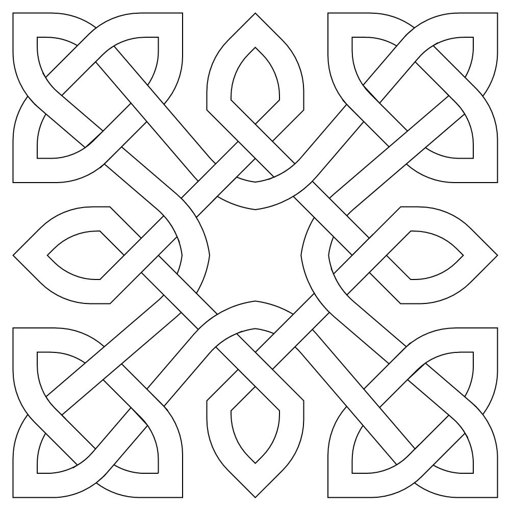 celtic sq 7 Digital Pattern Sweet Dreams Quilt Studio Digital Block